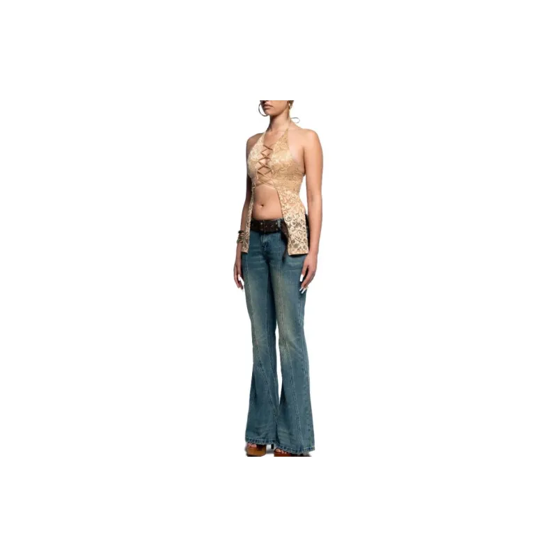 The Kript Jeans Women's Blue-3
