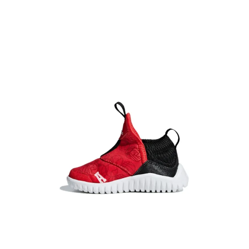 Adidas Rapidazen I Low-Top Running Shoes Red Black Infant And Toddler-0