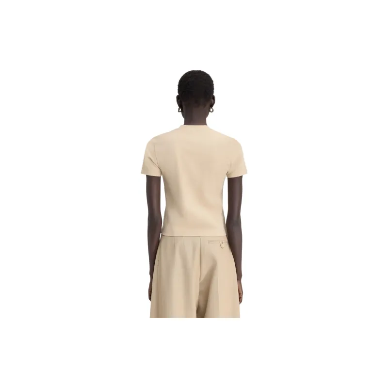 Jacquemus Grosgrain Logo Short Sleeve T Shirt-2