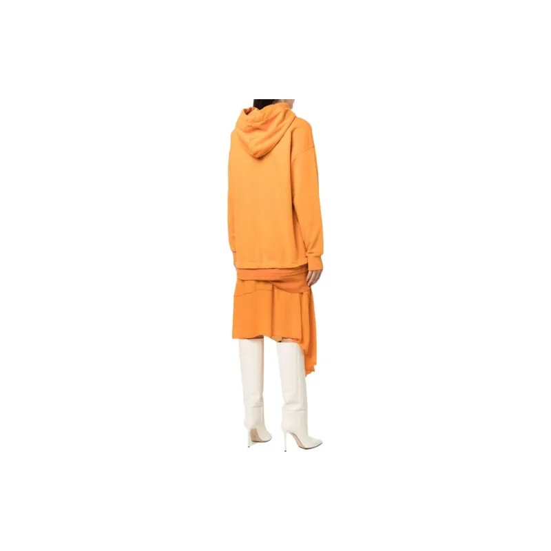DIESEL Long Sleeved Dresses Women's Orange-2