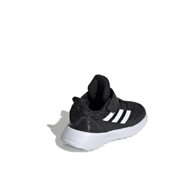 Adidas Rapidarun Elite Cushioned Wear-Resistant Breathable Low-Top Toddler Shoes Black White Infant And Toddler-3