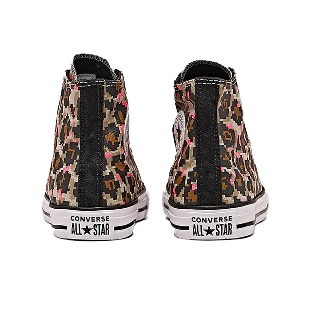 Converse Chuck Taylor All Star High GS '8 Bit Leopard Print'-3