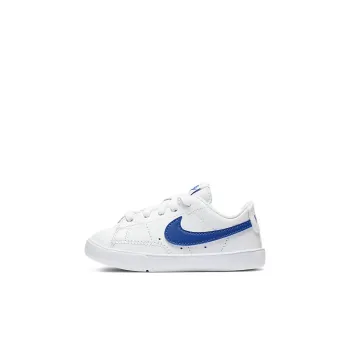 Nike Blazer Anti Slip Wear Resistant Low Top Toddler Shoes White Blue Infant And Toddler