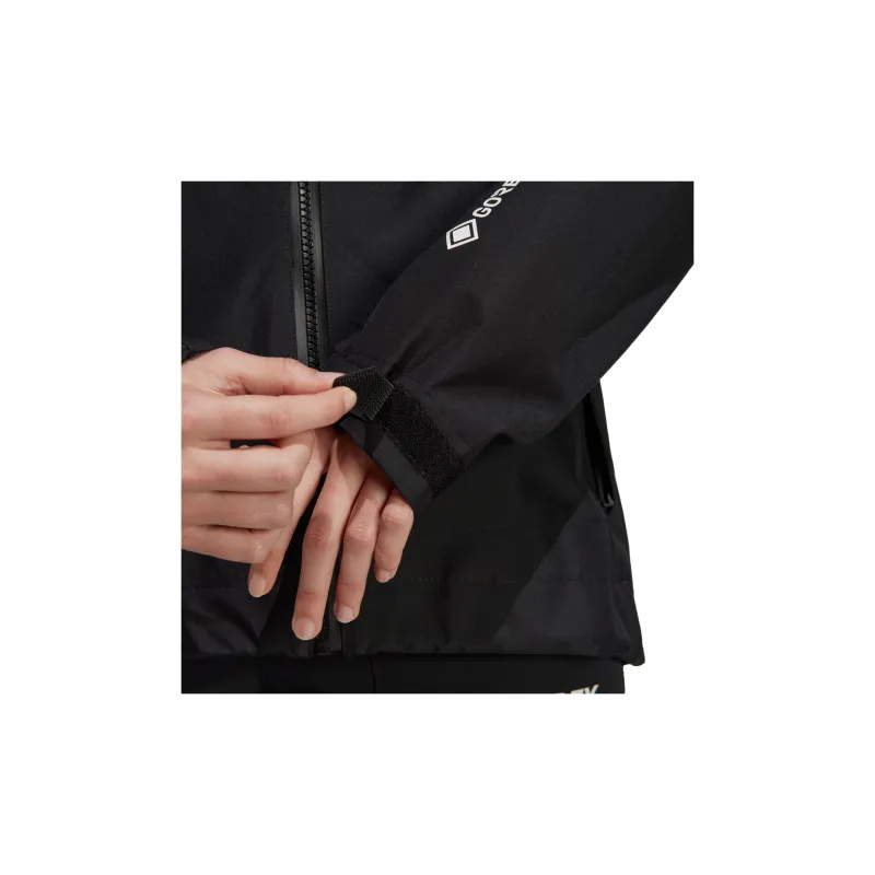 Adidas Waterproof And Windproof Windbreaker Jacket Women's Black-5