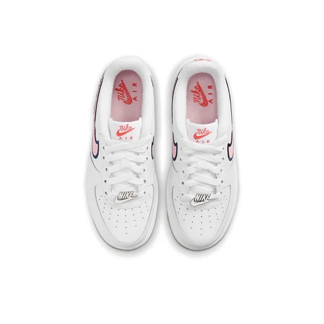 Nike Air Force 1 Low LV8 Just Do It White Pink Glaze GS-3