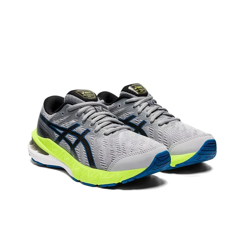 Asics GT 2000 10 Abrasion Resistant Breathable Low Top Kids' Running Shoes Gray Green Teenagers-2