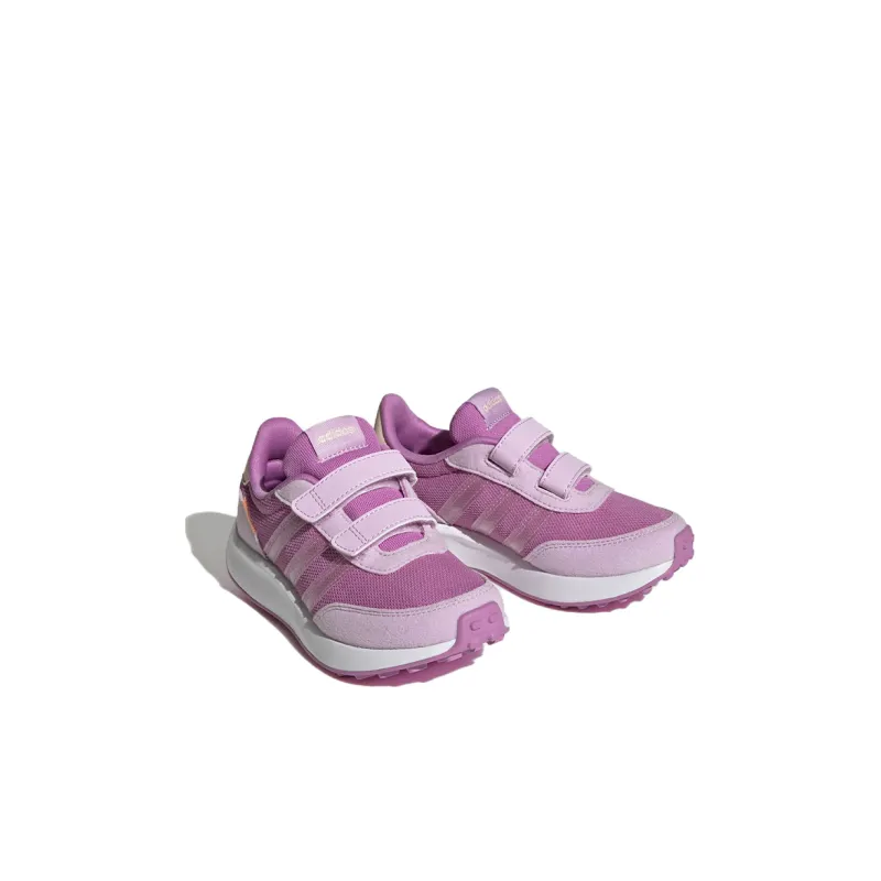 Adidas Neo Run 70S Cushioning Anti-Slip And Wear-Resistant Kids Lifestyle Shoes Pink Kids'-2