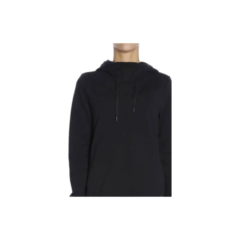 EMPORIO ARMANI EA7 Long Sleeved Dresses Women's Black-3