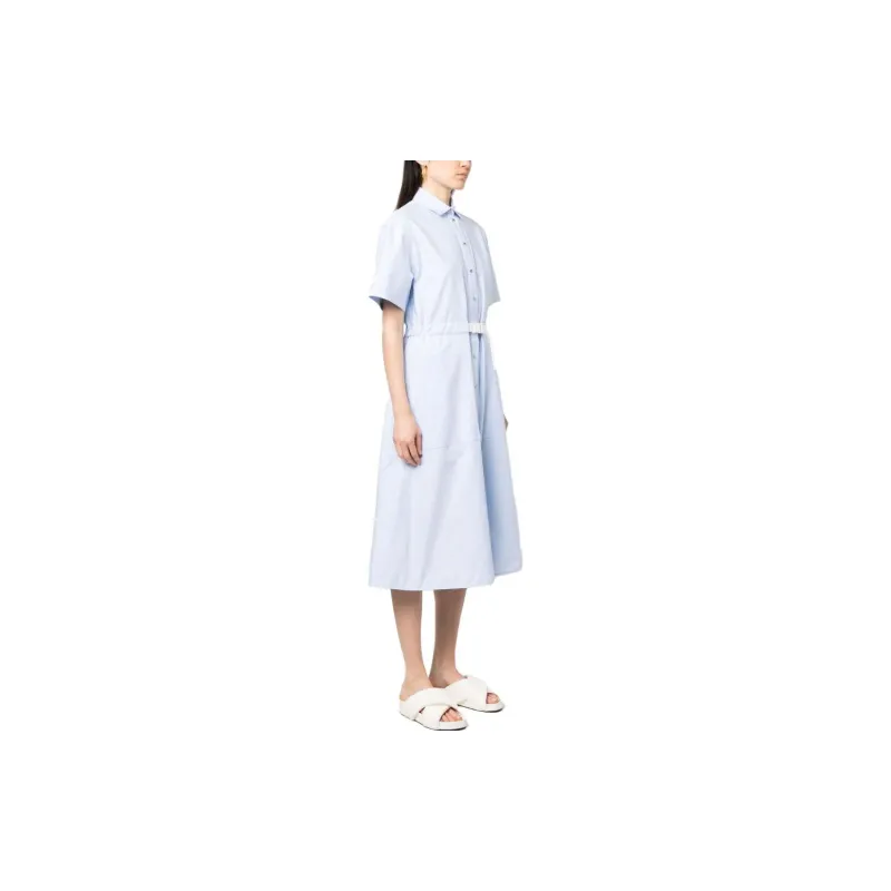 Moncler Short-Sleeved Dresses Women's Sky Blue-3