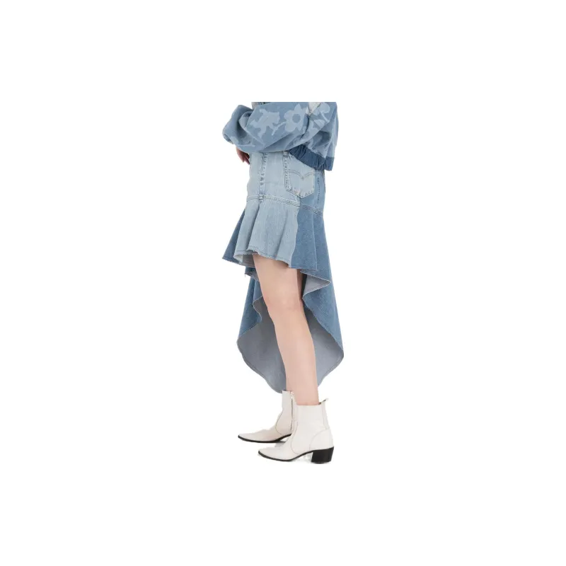 Levis Denim Long Skirts Women's Blue-5