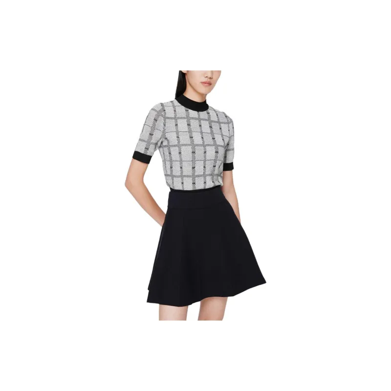 CLUB MONACO Casual Short Skirts Women's Marine Blue-1