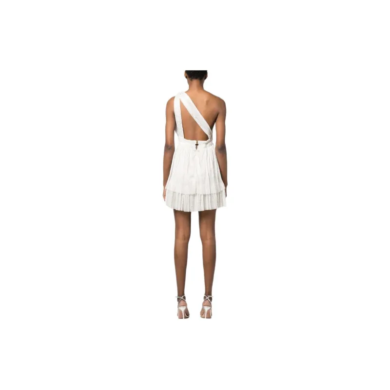 Sabina Musayev Chicago One shoulder Tiered Dress-1