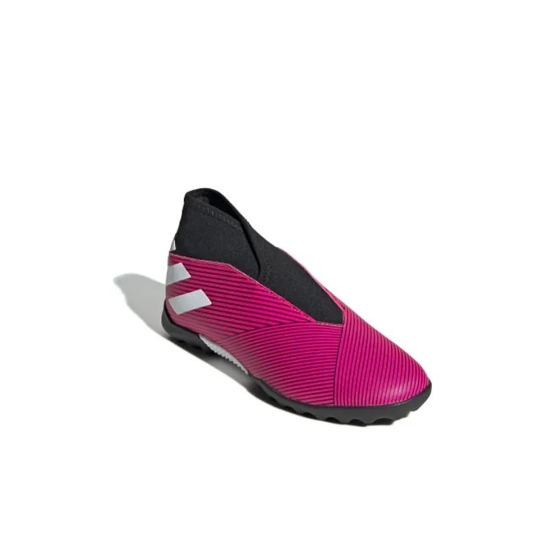 Adidas Nemeziz 19.3 LL TF J Breathable Slip-Resistant Mid-Top Kids' Soccer Shoes Bright Pink Kids'-2