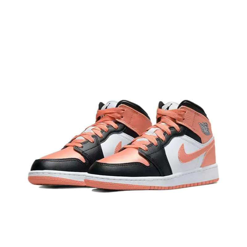Jordan 1 Mid White Light Madder Root GS-3