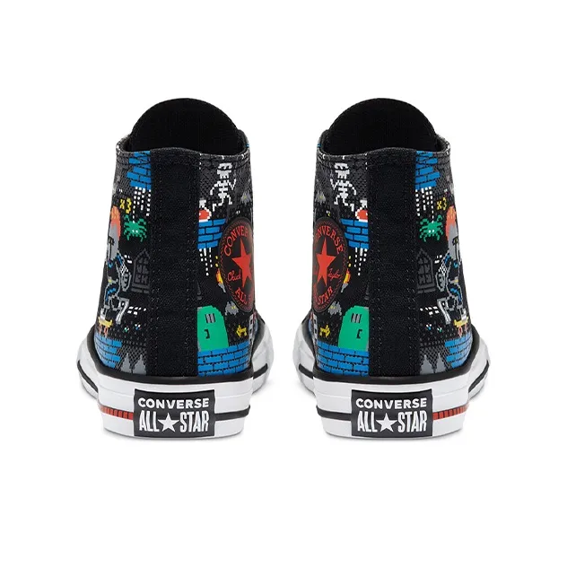 Converse Chuck Taylor All Star High GS 'Gamer - Knights And Skeletons'-4
