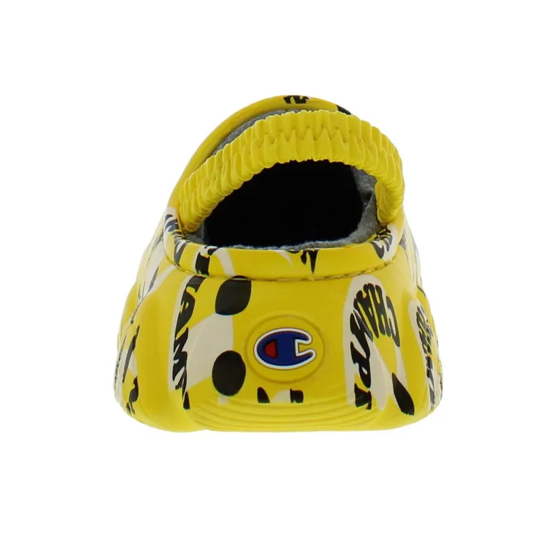 Champion Super Meloso Breathable Lightweight Kids' Slippers Yellow Black Teenagers-2