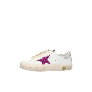 Golden Goose Low Top Kids' Skateboarding Shoes White Pink Kids'