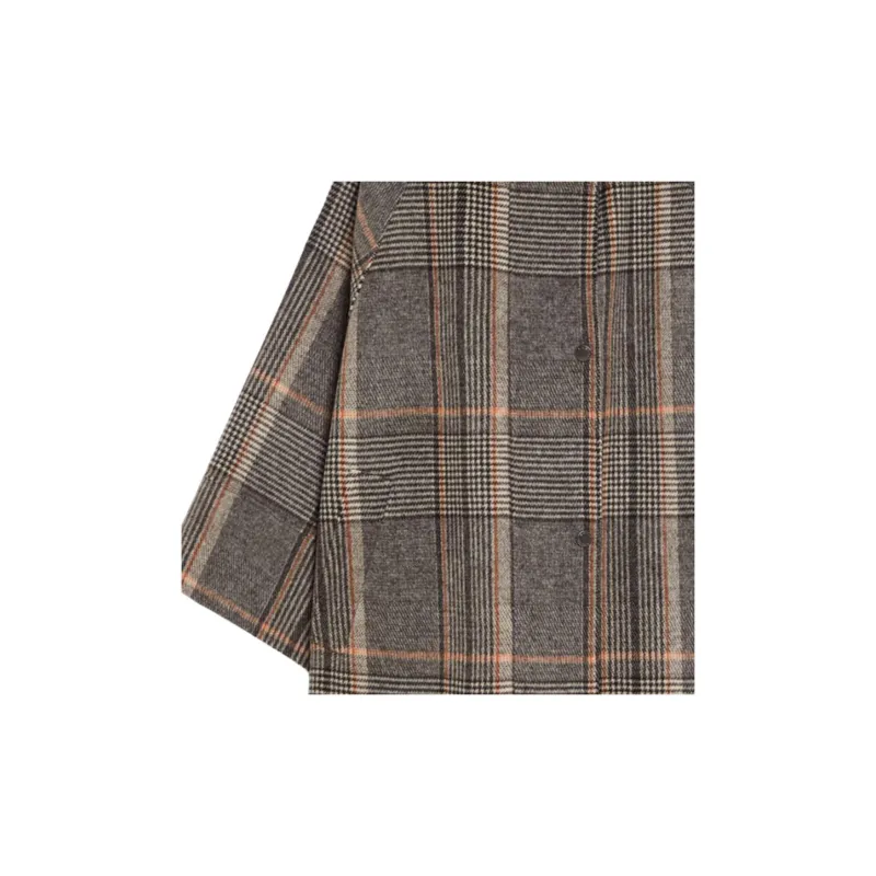 WEEKEND MaxMara Checked Buttoned Coat-5