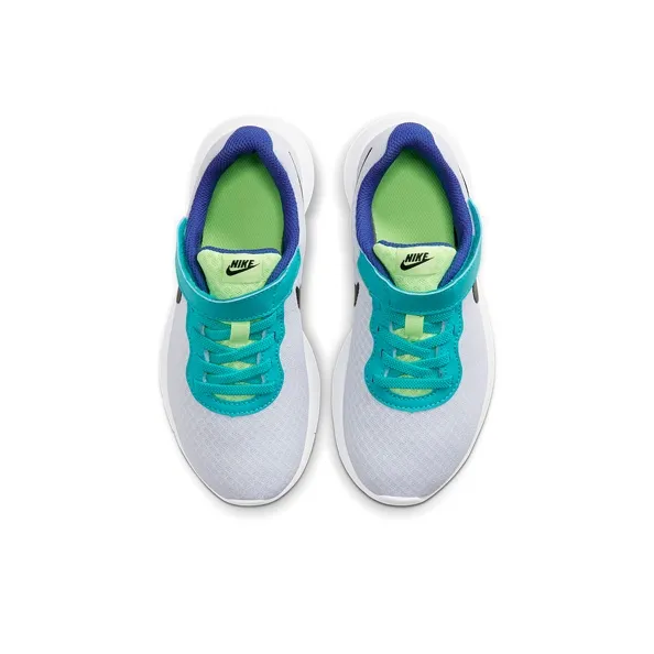 Nike Tanjun Low Top Kids Lifestyle Shoes White Green Children Aged 3 7 Years Old-3