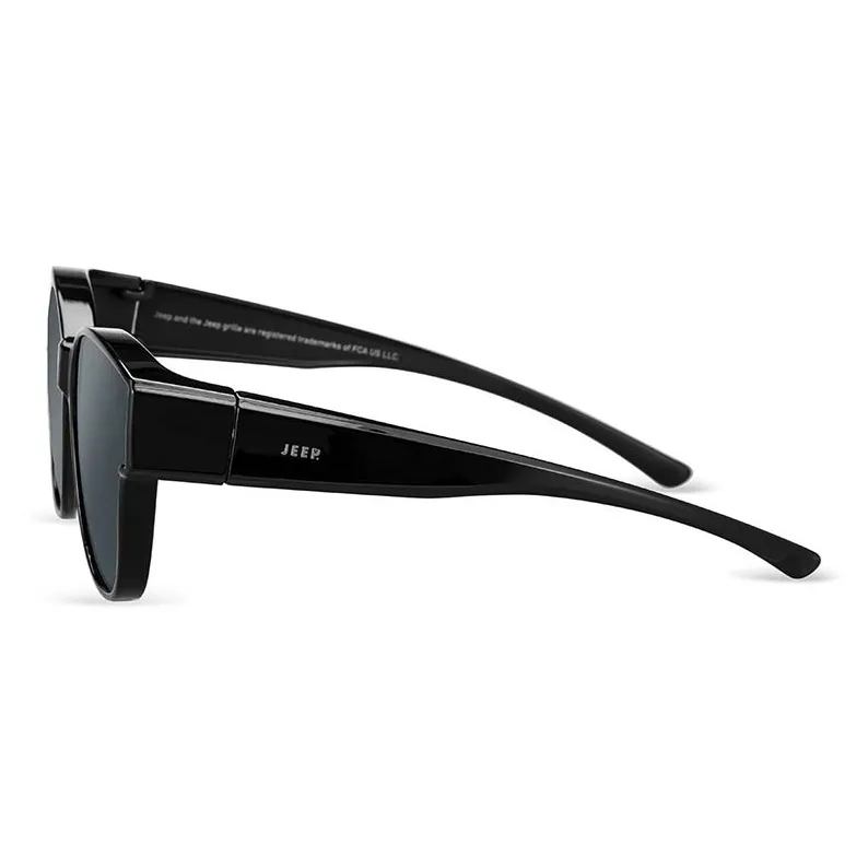 Jeep TR/Memory Plastic Round Sunglasses Unisex-5