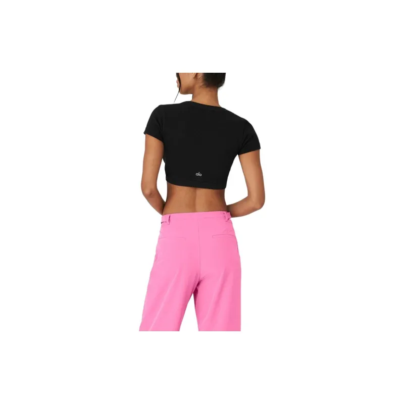 Alo Yoga Short Sleeved T Shirts Women's-5