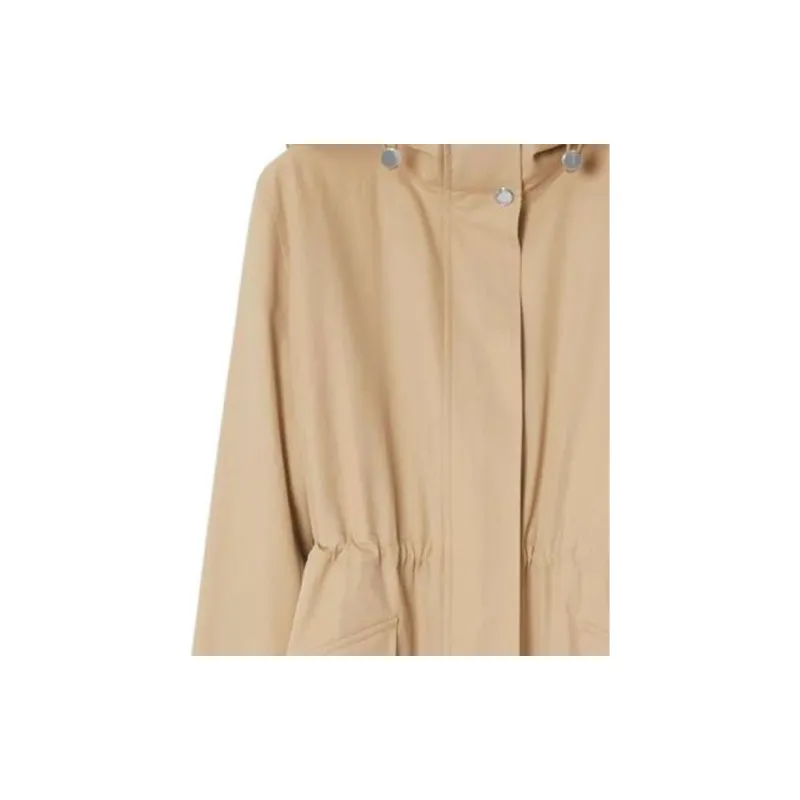 Burberry Coats Women's Soft Yellow Umber-5