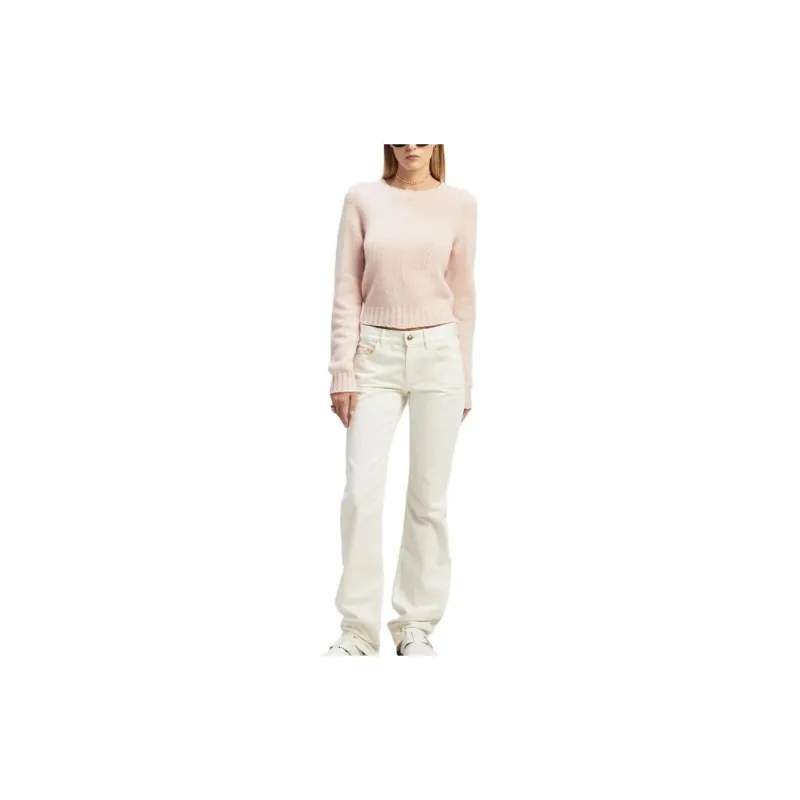 PALM ANGELS Logo Embroidered Knitted Jumper-1