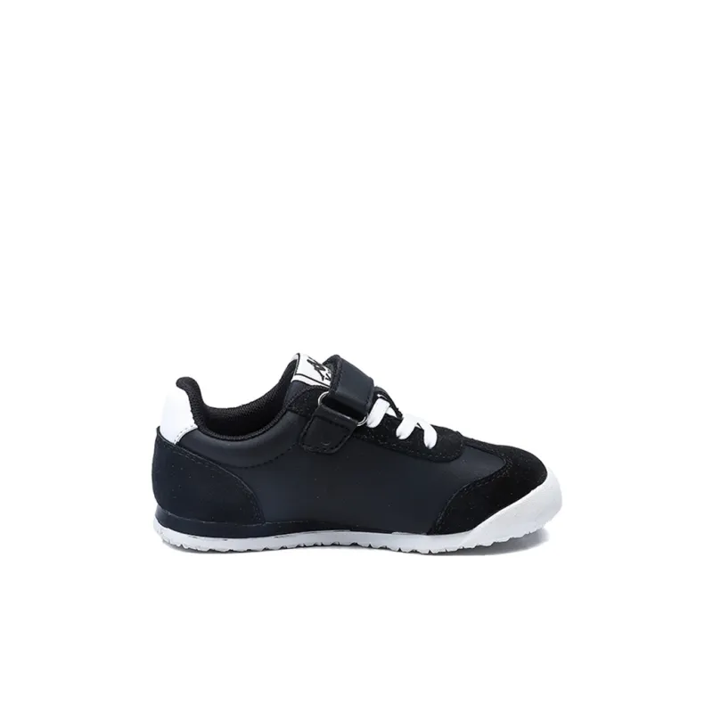 KAPPA KIDS Slip Resistant Anti Kick Cushioning Abrasion Resistant Lightweight Kids Lifestyle Shoes Black Kids'-1