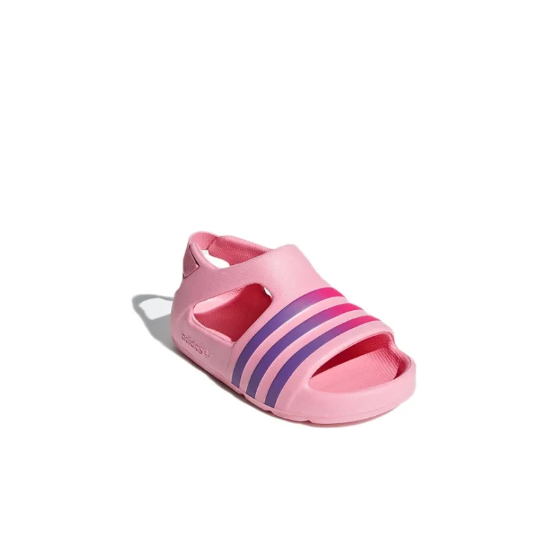 Adidas Originals ADILETTE Series Low Top Toddler Shoes Pink Infant And Toddler-2