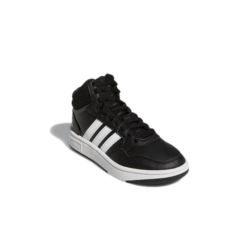 Adidas Hoops Mid Core Black Cloud White Grey GS-2