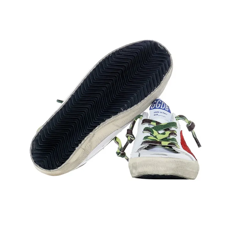 Golden Goose Low Top Kids' Skateboarding Shoes White Teenagers-4