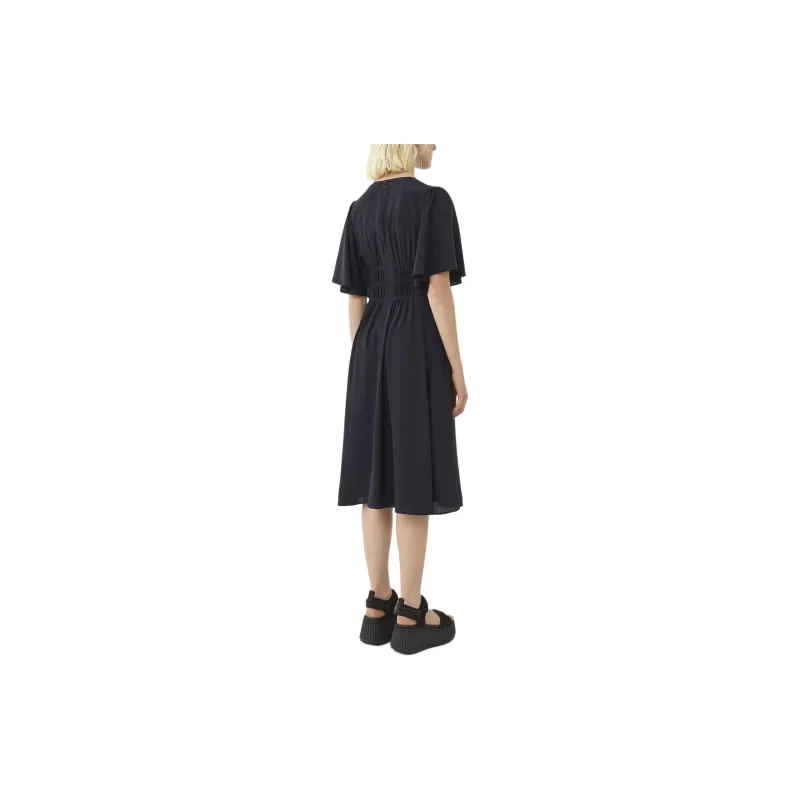 Chloé Wing Sleeved Flared Dress-2