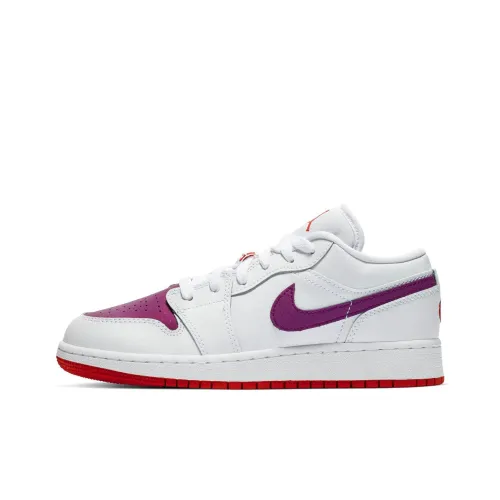 Jordan 1 Low GS White Berry