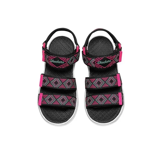 Skechers C FLEX SANDAL 2.0 Slip Resistant Children's Sandals Black Multicolor Teenagers-3
