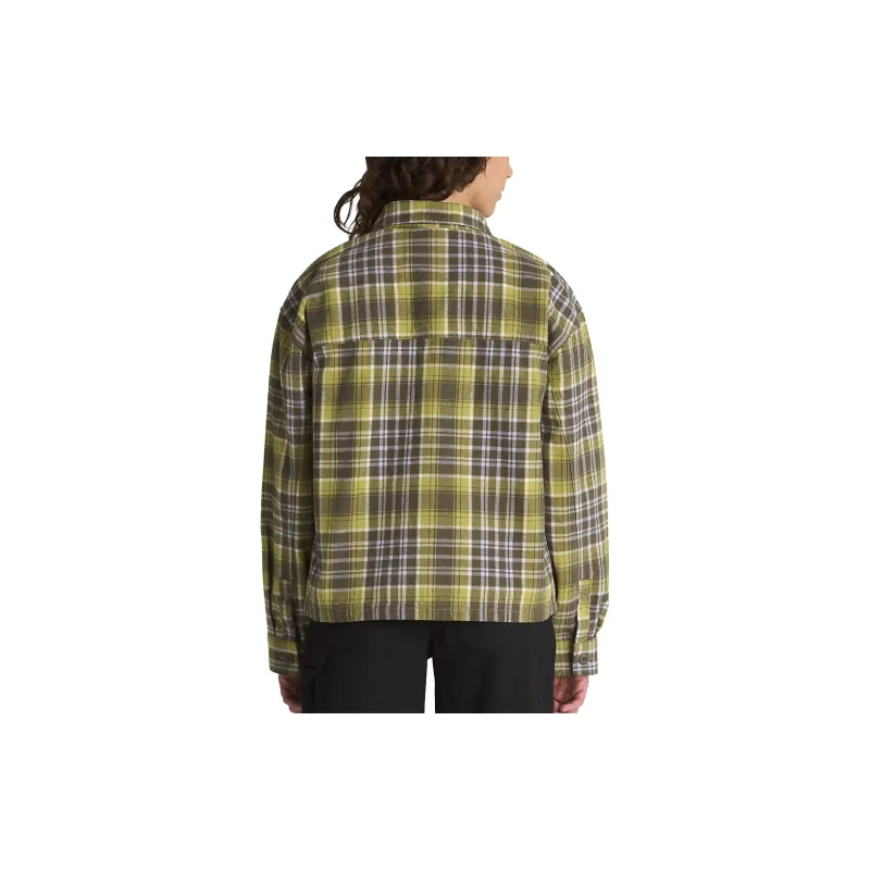 Vans Roadside Shacket Shirt Women's Green-4