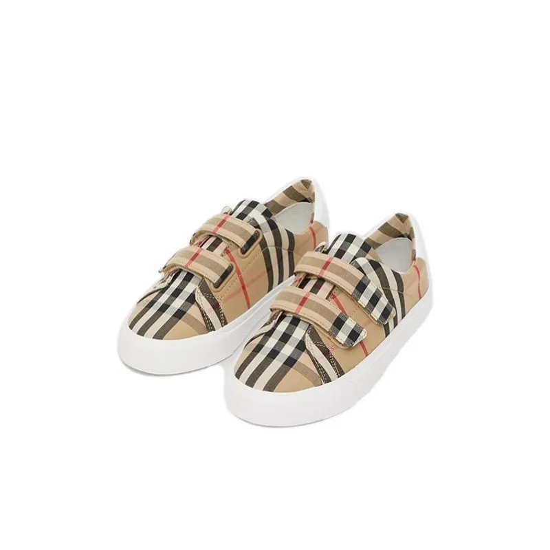 Burberry Low Top Kids' Skateboarding Shoes Archive Beige Kids'-2