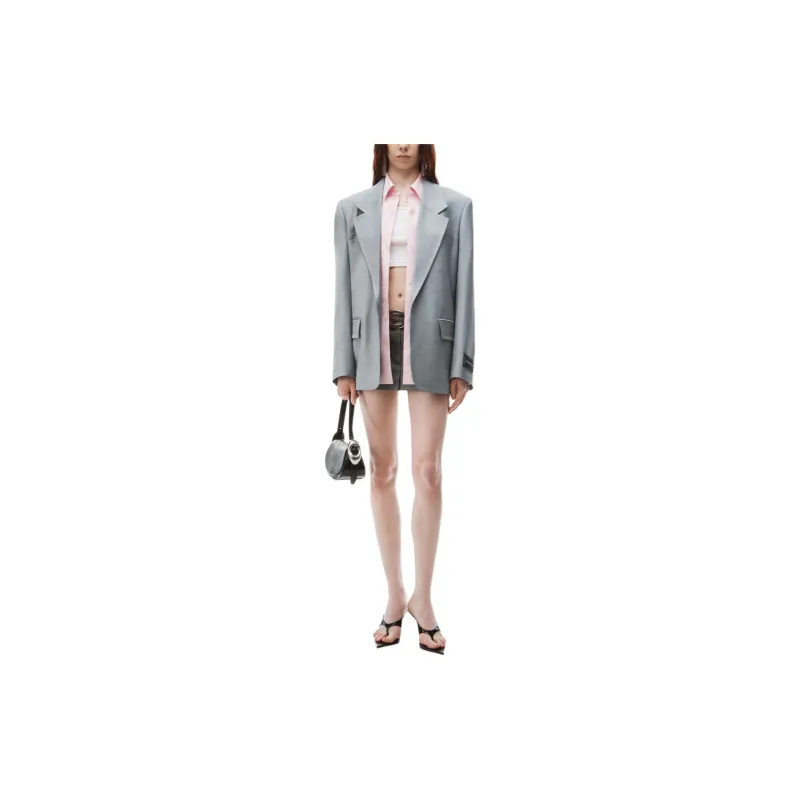 Alexander Wang Layered Single Breasted Blazer-1