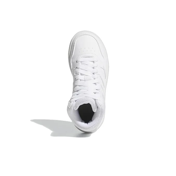 Adidas Hoops Mid J 'White Grey'-4