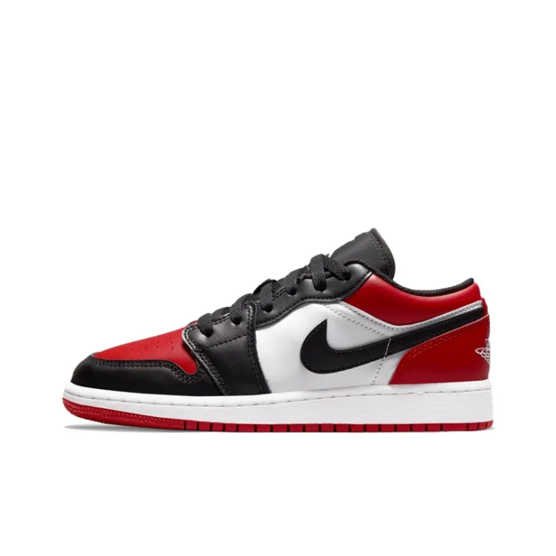 Jordan 1 Low Bred Toe GS-0