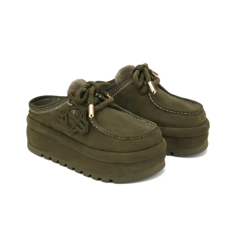 Naked Wolfe Abrasion-Resistant Wrap-toe Slippers Women's Green-3