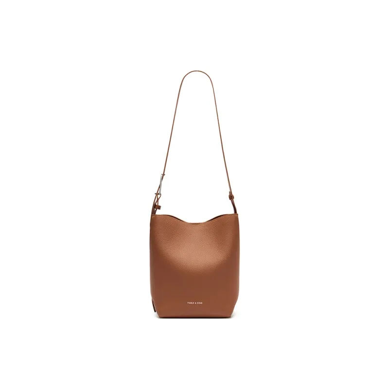 FIEDLE&SISSI Top Grain Cow Leather Bucket Bag Crossbody Bag, Shoulder Bag Women's Multicolor-15