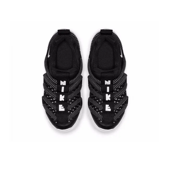 Nike Novice BR Slip-Resistant Cushioning Wear-Resistant Kids Lifestyle Shoes Black White Children Aged 3-7 Years Old-3