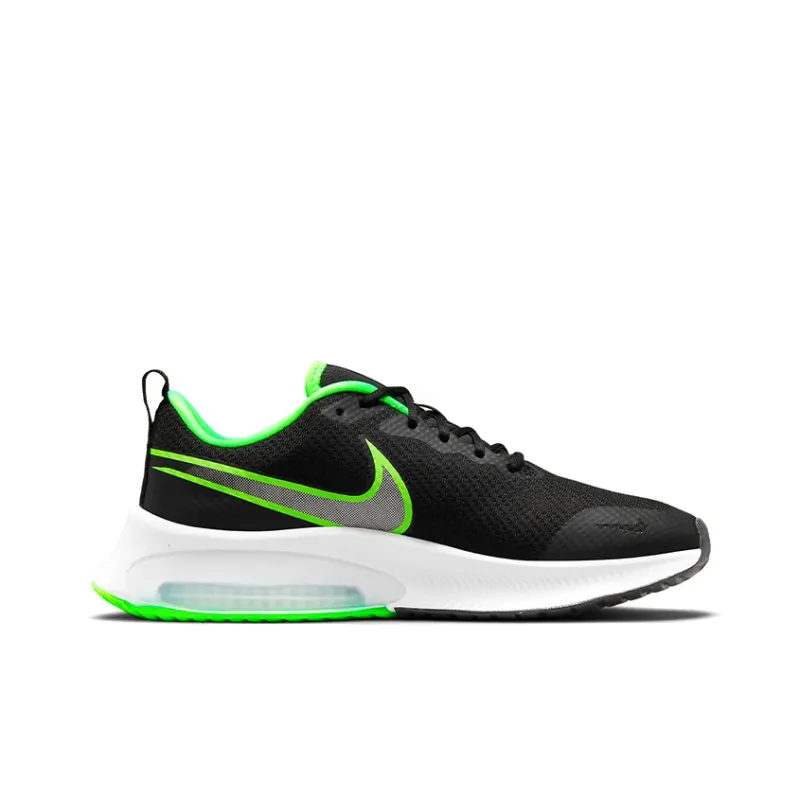 Nike Air Zoom Arcadia Slip Resistant, Abrasion Resistant, Breathable Low Top Kids' Running Shoes Black Green Teenagers-1