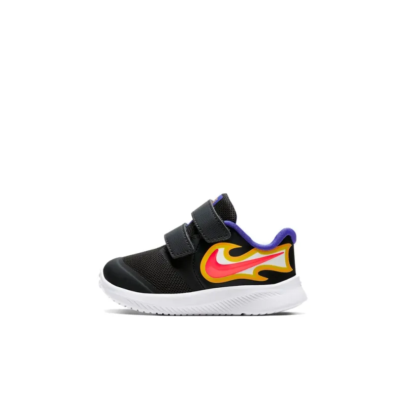 Nike Star Runner 2 Fire Low Top Running Shoes Dark Smoke Gray Infant And Toddler-0