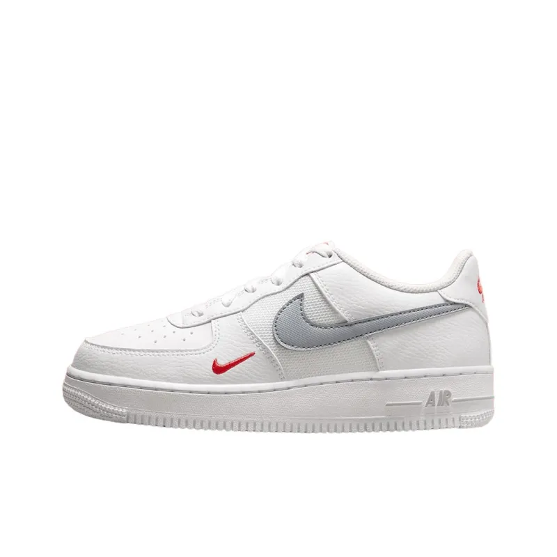 Nike Air Force 1 Low GS White Grey-0