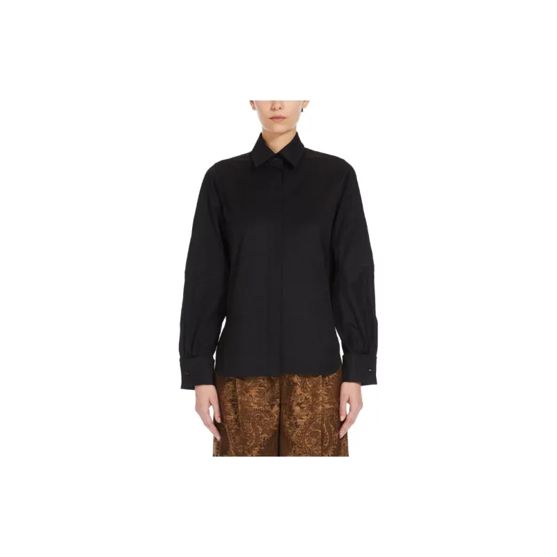 MaxMara Long sleeve Stretch cotton Shirt-2