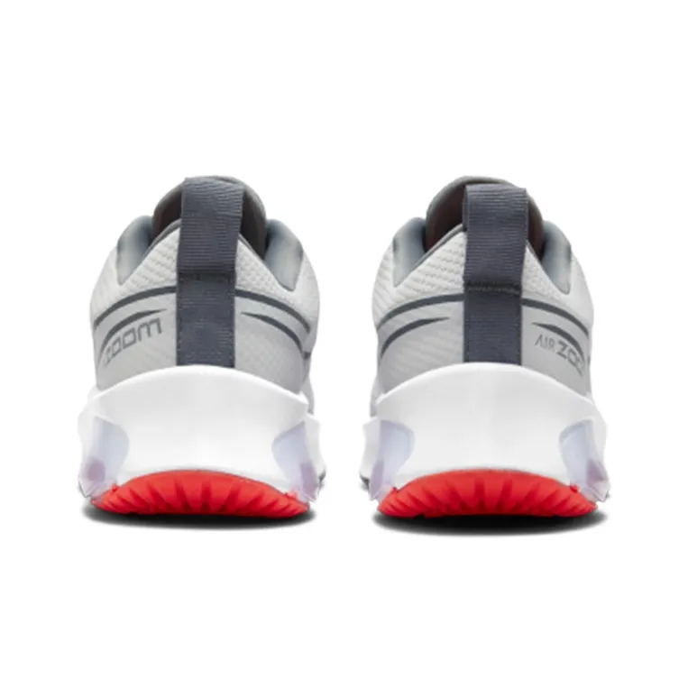 Nike Air Zoom Arcadia Cushioning Anti-Slip Wear-Resistant Breathability Low-Top Kids' Running Shoes Gray Pink Teenagers-3