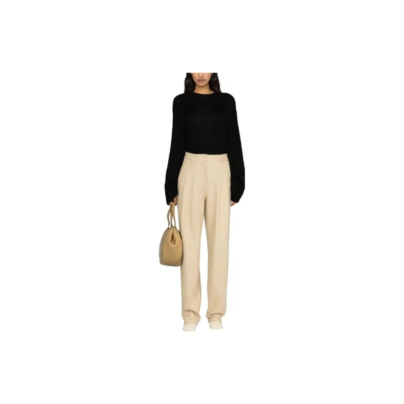 THE FRANKIE SHOP Casual Pants Women's Ecru-1
