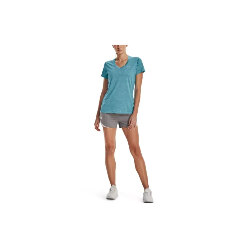 Under Armour TECH SSV TWIST T Shirt Women's Blue-4
