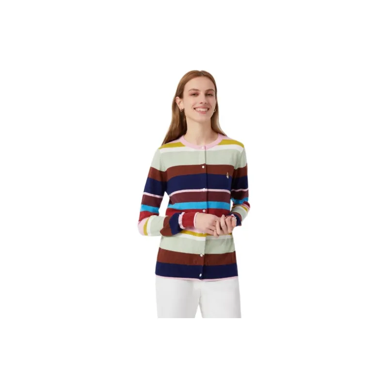 Hush Puppies Sweater Women's Pink Green-2